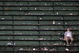 CHICAGO - OCTOBER 06:  A lone fan of the Chicago Cubs remains in the bleachers as he looks dejected after the Cubs lost 5-1 against the Arizona Diamondbacks during Game Three of the National League Divisional Series at Wrigley Field on October 6, 2007 in Chicago, Illinois. With the loss the CUbs were swept in the series 3-0.  (Photo by Chris McGrath/Getty Images)