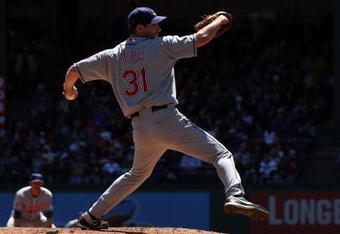 ARLINGTON, TX - APRIL 6:  Pitcher Cliff Lee #31 of the Cleveland Indians throws against the Texas Rangers during the home opener at Rangers Ballpark April 6, 2009 in Arlington, Texas.  (Photo by Ronald Martinez/Getty Images)