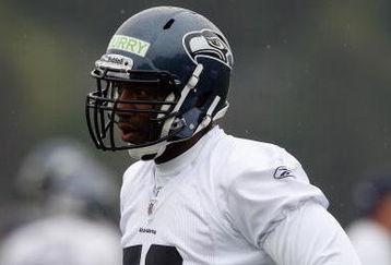 RENTON, WA - MAY 2:  Aaron Curry #59 of the Seattle Seahawks looks on during minicamp at the Seahawks training facility on May 2, 2009 in Renton, Washington. (Photo by Otto Greule Jr/Getty Images) 