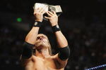 SYDNEY, AUSTRALIA - JUNE 15:  World Heavyweight Champion Edge poses during WWE Smackdown at Acer Arena on June 15, 2008 in Sydney, Australia.  (Photo by Gaye Gerard/Getty Images)