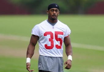 FLOWERY BRANCH, GA - MAY 9: Cornerback William Middleton #35 of the Atlanta Falcons during minicamp at the Falcons Complex on May 9, 2009 in Flowery Branch, Georgia. (Paul Abell/Getty Images)