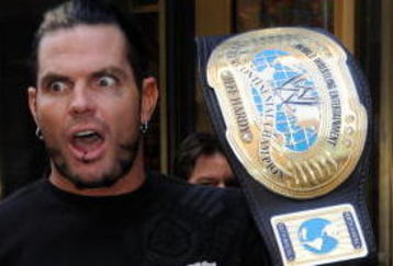 NEW YORK - DECEMBER 18:  Wrestler Jeff Hardy arrives at the WWE and USA Network help U.S Marine Corp Toys for Tots Foundation event at the NBC Experience store on December 18, 2007 in New York City.  (Photo by Bryan Bedder/Getty Images)