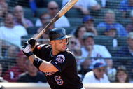 NEW YORK - MAY 13:  David Wright #5 of the New York Mets bats against the Atlanta Braves on May 13, 2009 at Citi Field in the Flushing neighborhood of the Queens borough of New York City. The Braves defeated the Mets 8-7 in twelve innings.  (Photo by Jim McIsaac/Getty Images)