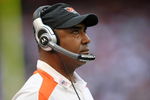 HOUSTON - OCTOBER 26:  Head coach Marvin Lewis  of the Cincinnati Bengals looks on during the game against the Houston Texans on October 26, 2008 at Reliant Stadium in Houston, Texas. The Texans won 35-6.  (Photo by Stephen Dunn/Getty Images)