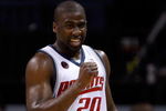 CHARLOTTE, NC - MARCH 16:  Raymond Felton #20 of the Charlotte Bobcats reacts during a game against the Toronto Raptors at Time Warner Cable Arena on March 16, 2009 in Charlotte, North Carolina.  NOTE TO USER: User expressly acknowledges and agrees that, by downloading and/or using this Photograph, user is consenting to the terms and conditions of the Getty Images License Agreement.  (Photo by Streeter Lecka/Getty Images)