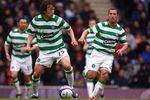 GLASGOW, SCOTLAND - MAY 09:  Shunsuke Nakamura of Celtic in action during the Scottish Premier League match between Rangers and Celtic at Ibrox stadium on May 9, 2009 in Glasgow, Scotland.  (Photo by Jeff J Mitchell/Getty Images)