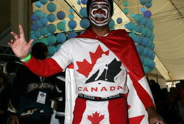 LONDON - SEPTEMBER 30:  Alan Shah from Winnipeg, Canada arrives at the the NHL game between Los Angeles Kings and Anaheim Ducks and at O2 Arena on September 30, 2007 in London, England.  (Photo by Bruce Bennett/Getty Images)