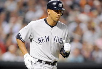 BALTIMORE - MAY 09:  Alex Rodriguez #13 of the New York Yankees runs to first base after a walk in the fourth inning against the Baltimore Orioles at Oriole Park at Camden Yards on May 9, 2009 in Baltimore, Maryland.  (Photo by Greg Fiume/Getty Images)