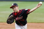 SOUTH WILLIAMSPORT, PA - AUGUST 26:  Jace Fry #20 of the Northwest team from Oregon delivers a pitch against the Southeast team from Georgia during the United States championship game in the Little League World Series on August 26, 2006 at Lamade Stadium in South Williamsport, Pennsylvania.   (Photo by Jim McIsaac/Getty Images)