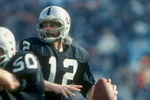 9 Dec 1979:  Quarterback Ken Stabler of the Oakland Raiders prepares to pass the ball during a game against the Cleveland Browns at the Oakland-Alameda County Coliseum in Oakland, California.  The Raiders won the game 19-14. Mandatory Credit: Allsport  /A
