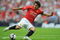 LONDON, ENGLAND - APRIL 19:  Carlos Tevez of Manchester United in action during the FA Cup sponsored by E.ON Semi Final match between Everton and Manchester United at Wembley Stadium on April 19, 2009 in London, England.  (Photo by Shaun Botterill/Getty Images)