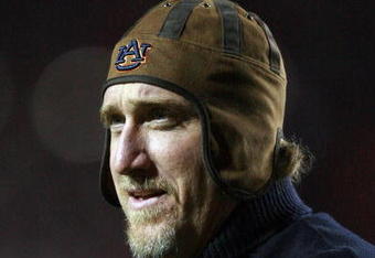 AUBURN, AL - NOVEMBER 24:  Former Auburn and NFL player Kevin Greene is honored during a stoppage in play as the Alabama Crimson Tide take on the Auburn Tigers at Jordan-Hare Stadium on November 24, 2007 in Auburn, Alabama.   (Photo by Doug Benc/Getty Images)
