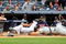 NEW YORK - MAY 17:  Joe Mauer #7 of the Minnesota Twins dives to tag out Brett Gardner #11 of the New York Yankees in the ninth inning on May 17, 2009 at Yankee Stadium in the Bronx borough of New York City. The Yankees defeated the Twins 3-2 in ten innings.  (Photo by Jim McIsaac/Getty Images)