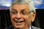 ORLANDO, FL - APRIL 28:  Commissioner David Stern speaks to the media prior to Game Five of the Eastern Conference Quarterfinals between the Philadelphia 76ers and the Orlando Magic during the 2009 NBA Playoffs at Amway Arena on April 28, 2009 in Orlando, Florida. NOTE TO USER: User expressly acknowledges and agrees that, by downloading and/or using this Photograph, user is consenting to the terms and conditions of the Getty Images License Agreement.  (Photo by Sam Greenwood/Getty Images)