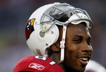 TAMPA, FL - FEBRUARY 01:  Wide receiver Anquan Boldin #81 of the Arizona Cardinals looks on against the Pittsburgh Steelers during Super Bowl XLIII on February 1, 2009 at Raymond James Stadium in Tampa, Florida.  (Photo by Streeter Lecka/Getty Images)