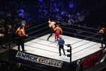 SYDNEY, AUSTRALIA - JUNE 15:  Chavo Guerrero (C) fights ECW Champion Kane during WWE Smackdown at Acer Arena on June 15, 2008 in Sydney, Australia.  (Photo by Gaye Gerard/Getty Images)
