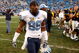 CHARLOTTE, NC - DECEMBER 27:  Hakeem Nicks #88 of the North Carolina Tar Heels walks off the field after a 31-30 defeat to the West Virginia Mountaineers during the Meineke Car Care Bowl on December 27, 2008 at Bank of America Stadium in Charlotte, North Carolina.  (Photo by Streeter Lecka/Getty Images)