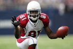 ST. LOUIS - NOVEMBER 02:  Anquan Boldin #81 of the Arizona Cardinals celebrates the first down in the first quarter against the St. Louis Rams on November 2, 2008 at the Edwards Jones Dome in St. Louis, Missouri.  (Photo by Elsa/Getty Images)