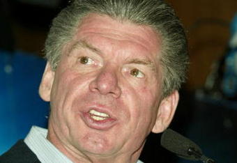 NEW YORK - MARCH 11:  WWE Chairman Vince McMahon attends a press conference to promote Wrestlemania XX at Planet Hollywood March 11, 2004 in New York City.  (Photo by Peter Kramer/Getty Images)