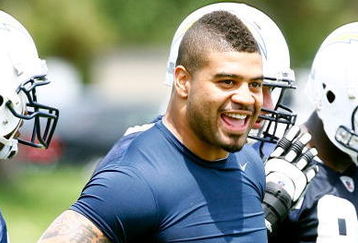 SAN DIEGO - MAY 03: Linebacker Shawne Merriman #56 of the San Diego Chargers watches practice during minicamp at the team's training facility on May 3, 2009 in San Diego, California. Merriman did not participate in any of the drills. (Photo by Kevin Terrell/Getty Images)