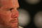 GREEN BAY, WI - MARCH 06: Quarterback Brett Favre of the Green Bay Packers listens to a question at his retirement press conference on March 6, 2008 at Lambeau Field in Green Bay, Wisconsin. (Photo by Jonathan Daniel/Getty Images)