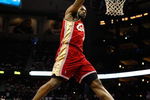 ATLANTA - MAY 11:  LeBron James #23 of the Cleveland Cavaliers dunks against the Atlanta Hawks during Game Four of the Eastern Conference Semifinals during the 2009 NBA Playoffs at Philips Arena on May 11, 2009 in Atlanta, Georgia.  NOTE TO USER: User expressly acknowledges and agrees that, by downloading and/or using this Photograph, user is consenting to the terms and conditions of the Getty Images License Agreement.  (Photo by Andy Lyons/Getty Images)