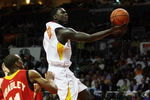 CORAL GABLES, FL - APRIL 01:  Lance Stephenson #1 of the East Team lays the ball up over Avery Bradley Jr. #11 of the West Team in the 2009 McDonald's All American Men's High School Basketball Game at BankUnited Center on April 1, 2009 in Coral Gables, Florida.  (Photo by Doug Benc/Getty Images)