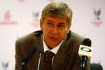 LONDON - JULY 27: Arsene Wenger, manager of Arsenal, speaks during a press conference prior to the Emirates Cup on July 27, 2007 in London, England.    (Photo by Clive Mason/Getty Images)