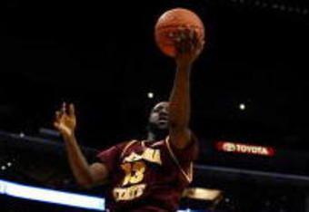LOS ANGELES, CA - MARCH 13:  Guard James Harden #13 of the Arizona State Sun Devils goes up for a shot against the Washington Huskies in the Pacific Life Pac-10 Men's Basketball Tournament at the Staples Center on March 13, 2009 in Los Angeles, California.  (Photo by Harry How/Getty Images)