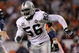 DENVER - NOVEMBER 23: Derrick Burgess #56 of the Oakland Raiders rushes against the Denver Broncos during week 12 NFL action at Invesco Field at Mile High on November 23, 2008 in Denver, Colorado. Fargas rushed for 107 yards as the Raiders defeated the Broncos 31-10. (Photo by Doug Pensinger/Getty Images)