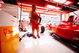 BARCELONA, SPAIN - MAY 08:  Kimi Raikkonen of Finland and Ferrari exits his team garage during practice for the Spanish Formula One Grand Prix at the Circuit de Catalunya on May 8, 2009 in Barcelona, Spain.  (Photo by Mark Thompson/Getty Images)