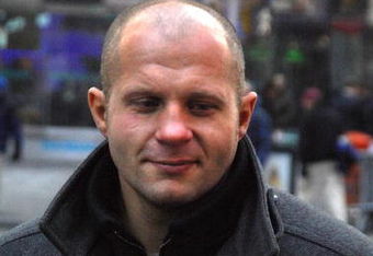 NEW YORK - JANUARY 20:  Fedor Vladimirovich Emelianenko, heavyweight mixed martial artist and current World Alliance of Mixed Martial Arts heavyweight champion rings the NASDAQ opening bell at NASDAQ in Times Square on January 20, 2009 in New York City.  (Photo by Joe Corrigan/Getty Images)
