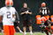 BEREA, OH - MAY 02: Head coach Eric Mangini of the Cleveland Browns looks on  during rookie mini camp at the Cleveland Browns Training and Administrative Complex on May 2, 2009 in Berea, Ohio.  (Photo by Gregory Shamus/Getty Images)