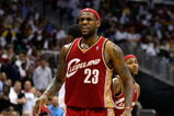 ATLANTA - MAY 11:  LeBron James #23 of the Cleveland Cavaliers reacts after a defensive stop against the Atlanta Hawks during Game Four of the Eastern Conference Semifinals during the 2009 NBA Playoffs at Philips Arena on May 11, 2009 in Atlanta, Georgia.  NOTE TO USER: User expressly acknowledges and agrees that, by downloading and/or using this Photograph, user is consenting to the terms and conditions of the Getty Images License Agreement.  (Photo by Andy Lyons/Getty Images)