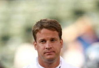 OAKLAND, CA - AUGUST 24:  Head coach Lane Kiffin of the Oakland Raiders looks on before the game against the St. Louis Rams on August 24, 2007 at McAfee Coliseum in Oakland, California.  (Photo by Greg Trott/Getty Images)
