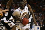 MIAMI - MARCH 20:  Guard James Harden #13  of the Arizona State Sun Devils drives past guard Eric Boateng #2 of the Temple Owls  during the first round of the NCAA Division I Men's Basketball Tournament at the American Airlines Arena on March 20, 2009 in Miami, Florida.  (Photo by Marc Serota/Getty Images)