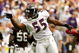 BALTIMORE - SEPTEMBER 17:  Linebacker Terrell Suggs #55 of the Baltimore Ravens gestures to the crowd after recovering a fumble in first quarter against the Oakland Raiders on September 17, 2006 at M&T Bank Stadium in Baltimore, Maryland.  (Photo by Win McNamee/Getty Images)