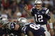 GLENDALE, AZ - FEBRUARY 03: Tom Brady #12 of of the New England Patriots calls out from under center in the fourth quarter of Super Bowl XLII against the New York Giants on February 3, 2008 at the University of Phoenix Stadium in Glendale, Arizona. (Photo by Elsa/Getty Images)