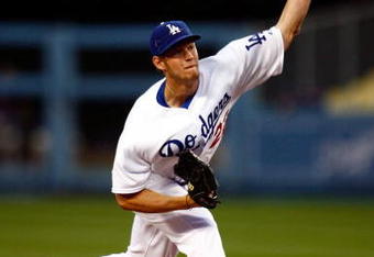LOS ANGELES, CA - MAY 01:  Clayton Kershaw #22 of the Los Angeles Dodgers throws a pitch against the San Diego Padres at Dodger Stadium on May 1, 2009 in Los Angeles, California. The Dodgers defeated the Padres 1-0.  (Photo by Jeff Gross/Getty Images)