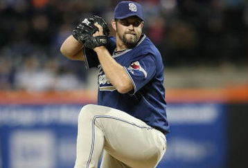 FLUSHING, NY - APRIL 13:  Heath Bell #21 of the San Diego Padres pitches against the New York Mets during opening day at Citi Field on April 13, 2009 in the Flushing neighborhood of the Queens borough of New York City. This is the first regular season MLB game being played at the new venue which replaced Shea Stadium as the Mets home field.  (Photo by Nick Laham/Getty Images)