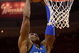 CLEVELAND - MAY 20:  Dwight Howard #12 of the Orlando Magic dunks the ball against the Cleveland Cavaliers in Game One of the Eastern Conference Finals during the 2009 Playoffs at Quicken Loans Arena on May 20, 2009 in Cleveland, Ohio. NOTE TO USER: User expressly acknowledges and agrees that, by downloading and or using this photograph, User is consenting to the terms and conditions of the Getty Images License Agreement  (Photo by Elsa/Getty Images)