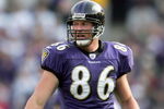 BALTIMORE - DECEMBER 17: Todd Heap #86 of the Baltimore Ravens looks on during the game against the Cleveland Browns at M&T Bank Stadium December 17, 2006 in Baltimore, Maryland. (Photo by Chris McGrath/Getty Images)