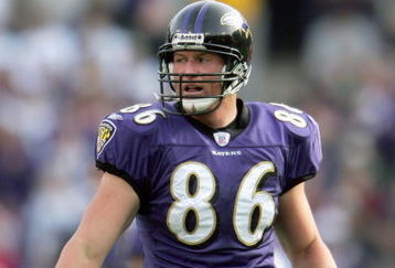 BALTIMORE - DECEMBER 17: Todd Heap #86 of the Baltimore Ravens looks on during the game against the Cleveland Browns at M&T Bank Stadium December 17, 2006 in Baltimore, Maryland. (Photo by Chris McGrath/Getty Images)