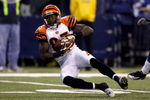 INDIANAPOLIS - DECEMBER 07:  Chad Johnson #85 of the Cincinnati Bengals makes a catch against the Indianapolis Colts at Lucas Oil Stadium on December 7, 2008 in Indianapolis, Indiana.  (Photo by Andy Lyons/Getty Images)