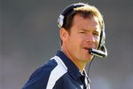 SAN FRANCISCO - OCTOBER 26:  Assistant head coach Jim Mora of the Seattle Seahawks stands on the sidelines during the game against the San Francisco 49ers at Candlestick Park on October 26, 2008 in San Francisco, California. (Photo by: Jeff Gross/Getty Images)
