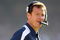 SAN FRANCISCO - OCTOBER 26:  Assistant head coach Jim Mora of the Seattle Seahawks stands on the sidelines during the game against the San Francisco 49ers at Candlestick Park on October 26, 2008 in San Francisco, California. (Photo by: Jeff Gross/Getty Images)