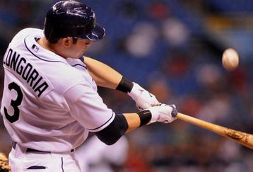 ST. PETERSBURG, FL - APRIL 30: Infielder Evan Longoria #3 of  the Tampa Bay Rays bats against the Boston Red Sox April 30, 2009 at Tropicana Field in St. Petersburg, Florida.  (Photo by Al Messerschmidt/Getty Images)