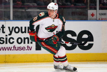 NEW YORK - MARCH 24:  Marian Gaborik #10 of the Minnesota Wild skates against the New York Rangers on March 24, 2009 at Madison Square Garden in New York City. The Rangers defeated the Wild 3-2. (Photo by Jim McIsaac/Getty Images)