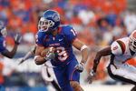 BOISE , ID - SEPTEMBER 13:  Vinny Perretta #19 of the Boise State Broncos runs with the ball against the Bowling Green Falcons at Bronco Stadium on September 13, 2008 in Boise, Idaho.  (Photo by Jonathan Ferrey/Getty Images)