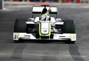 MONTE CARLO, MONACO - MAY 23:  Jenson Button of Great Britain and Brawn GP celebrates after taking pole position during qualifying for the Monaco Formula One Grand Prix at the Monte Carlo Circuit on May 23, 2009 in Monte Carlo, Monaco.  (Photo by Clive Mason/Getty Images)